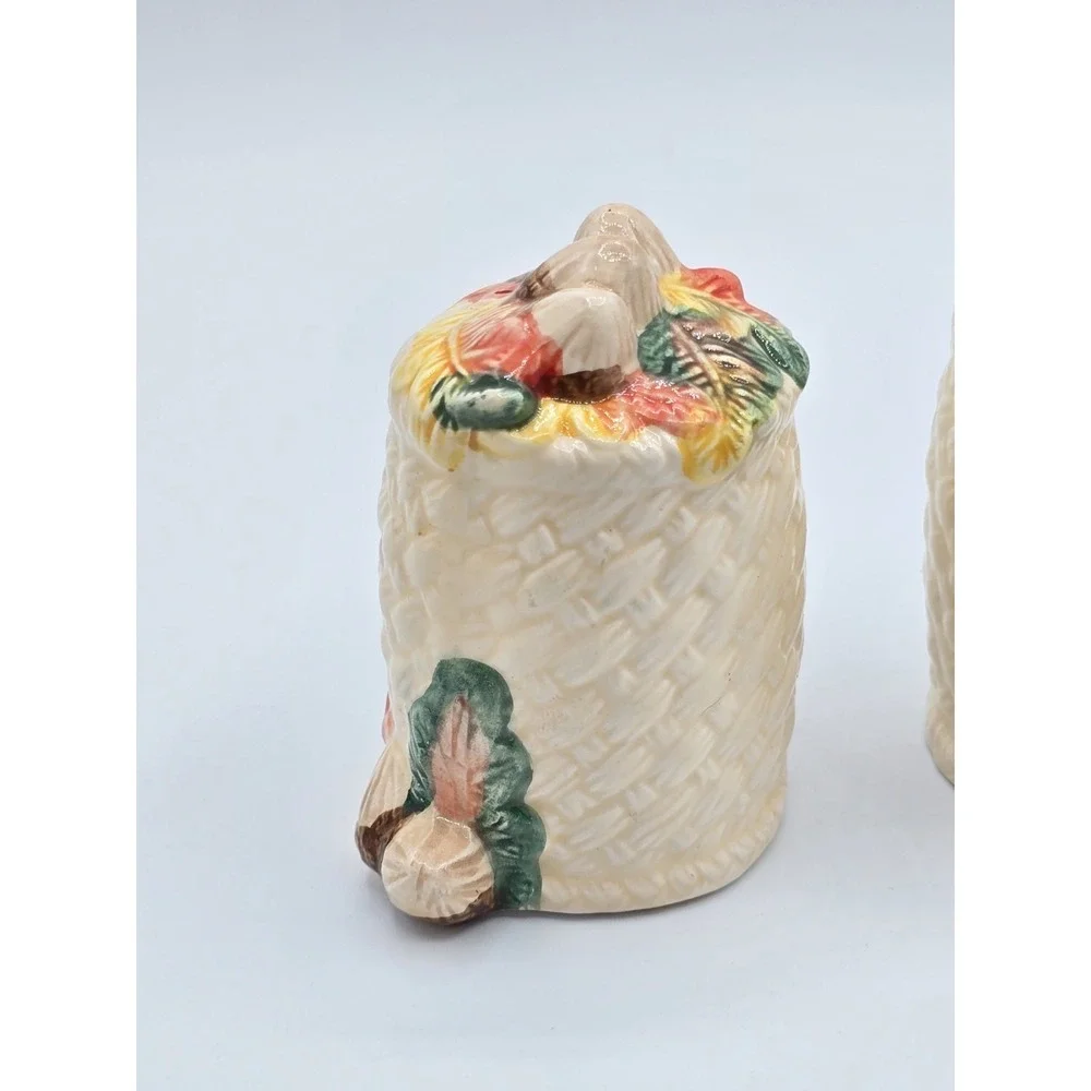 Vintage Long Rich Autumn / Fall / Thanksgiving‎ Salt and Pepper Shakers